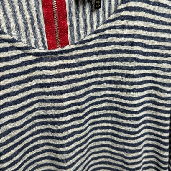 W5 striped tunic length tank top lightweight knit material boho flowy XL - Picture 5 of 9